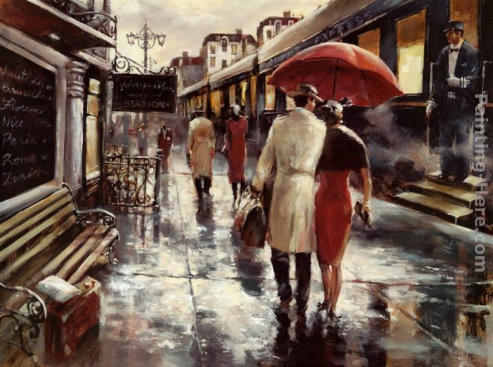 Metropolitan Station painting - Brent Heighton Metropolitan Station art painting